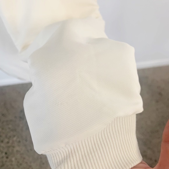 Gymshark x Whitney Simmons Reversible Oversized Jacket Coat White Sherpa Size XS - Picture 7 of 9